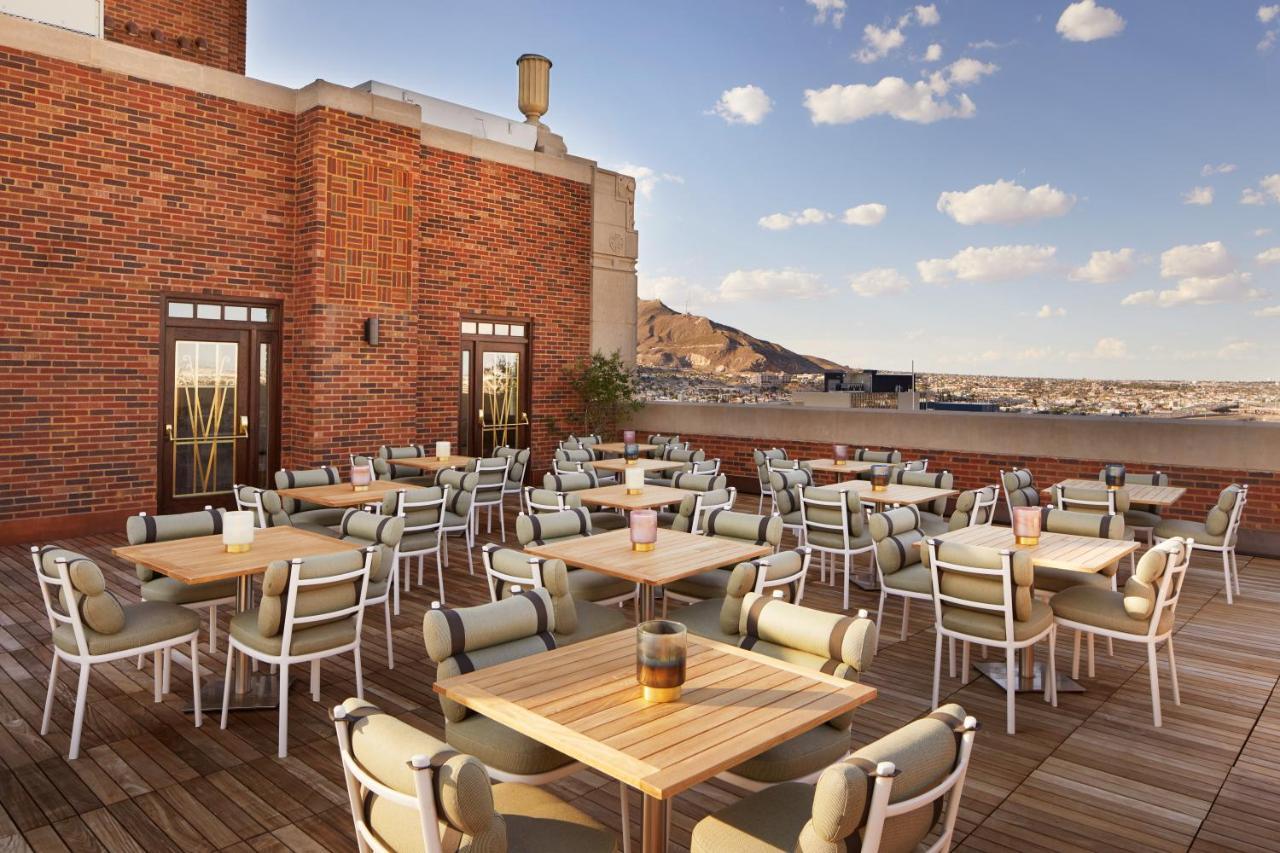 The Plaza Hotel Pioneer Park Эль-Пасо Экстерьер фото The rooftop bar at the Hotel